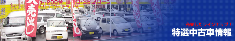特選中古車情報