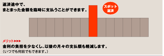 3.スポット返済